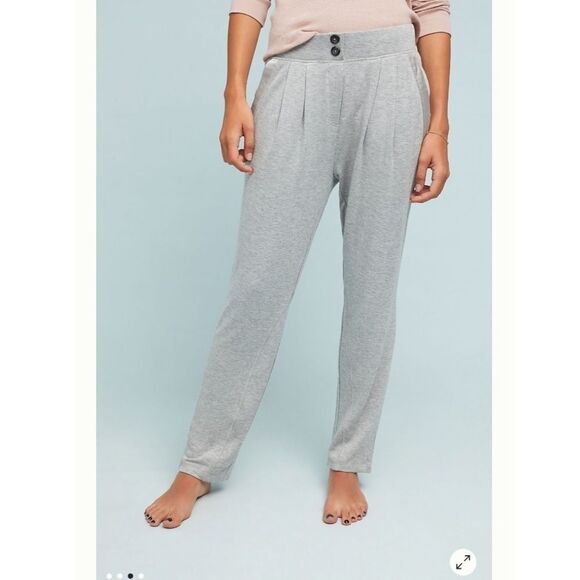 NWT Anthropologie High-Waisted Soft Jersey Pants - Picture 3 of 4